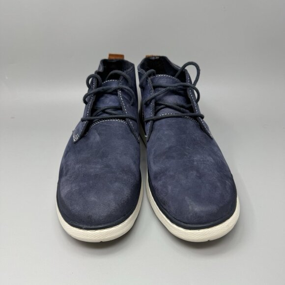 Johnston & Murphy Farley Chukka Boot Navy Oiled Nubuck Size 10.5 Men’s - Picture 4 of 9